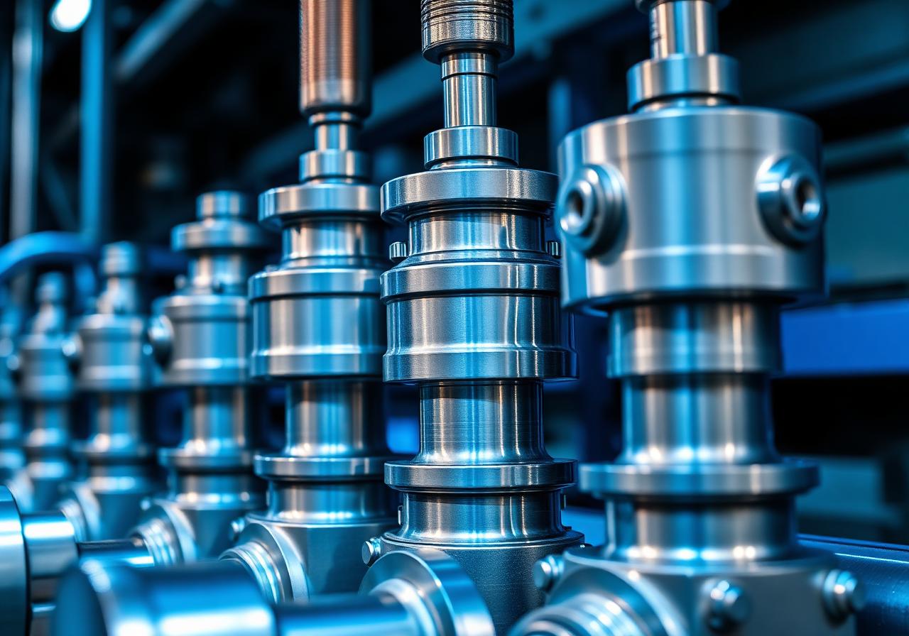 Componentes hidráulicos industriais